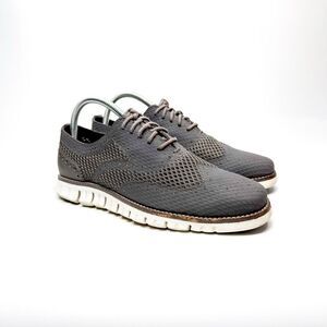 Cole Haan Men's Zerogrand Wingtip Oxford Gray Size 7M